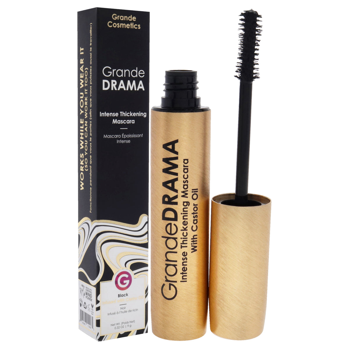 GrandeDRAMA Intense Thickening Mascara - Black - Premium Mascara from Doba - Just $28.86! Shop now at Ida Louise Boutique