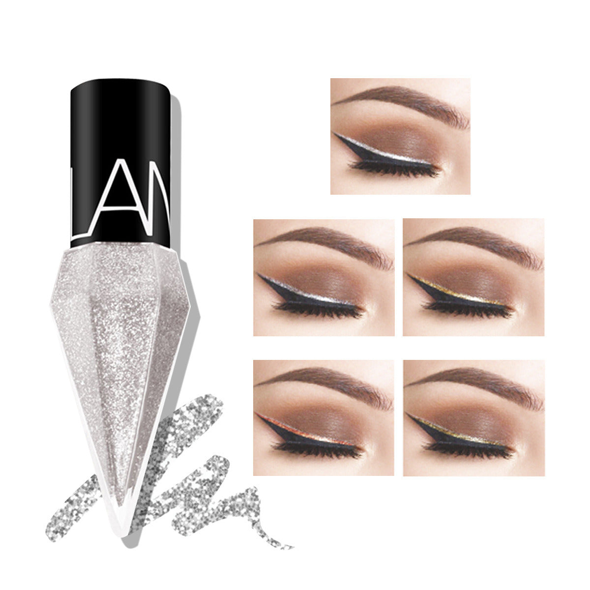 5PCS Diamond Shiny Waterproof Glitter Eye Liner - Premium Eye Liner from Doba - Just $13! Shop now at Ida Louise Boutique
