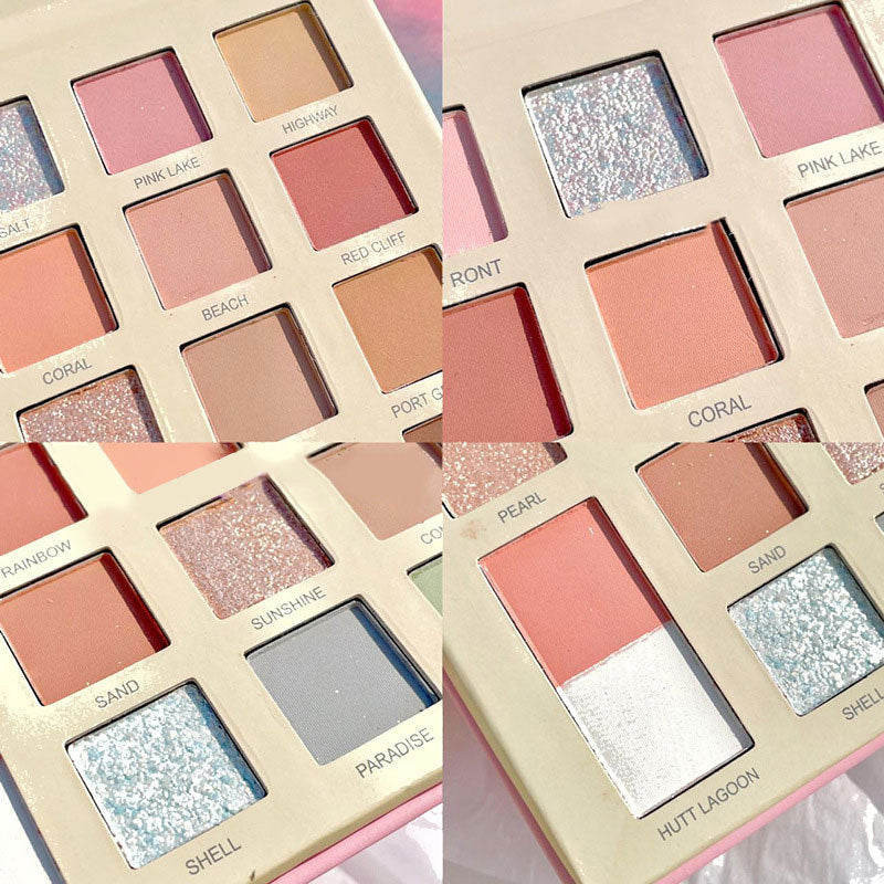 20 Colors Shiny Eyeshadow Palette Matte Rose Color Earth Eye Shadow Polarized Glitter - Premium Eye Shadow from Doba - Just $22! Shop now at Ida Louise Boutique