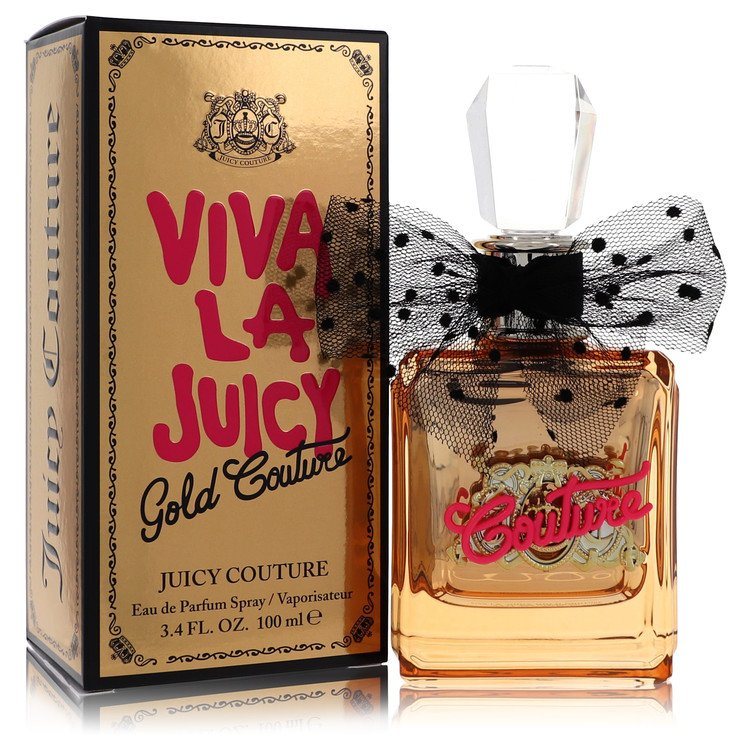 Viva La Juicy Gold Couture by Juicy Couture Eau De Parfum Spray - Premium Perfume Portfolio from Doba - Just $44.90! Shop now at Ida Louise Boutique