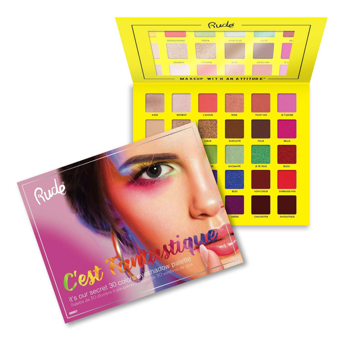 RUDE C'est Fantastique - 30 Eyeshadow Palette - Premium Eye Shadow Palette from Doba - Just $25! Shop now at Ida Louise Boutique