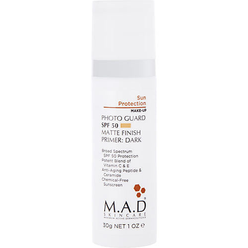 M.A.D. Skincare by M.A.D. Skincare Photo Guard SPF 50 Matte Finish Primer - Dark --30ml/1oz - Premium Primer from Doba - Just $41.54! Shop now at Ida Louise Boutique
