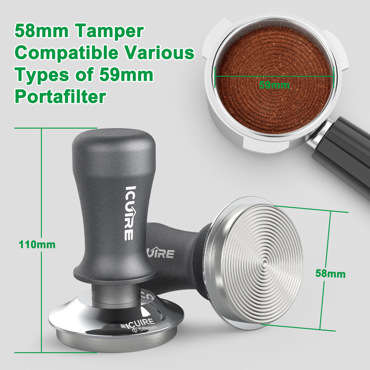 Espresso Tamper, Premium Coffee Tamper for Espresso Machine with Calibrated Spring Loaded, Premium Stainless Steel Flat Base - Premium Coffee Tamper from Doba - Just $32! Shop now at Ida Louise Boutique