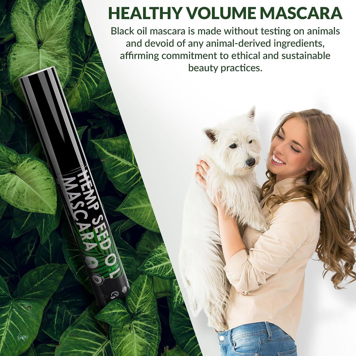 Organic Vegan Mascara Black. 0.25 Oz Hemp Seed Oil Natural Mascara. Waterproof Organic Mascara for Sensitive Eyes with Vitamin E. Cruelty Free Organic Hypoallergenic Mascara Sensitive Eyes - Premium Mascara from Doba - Just $17.68! Shop now at Ida Louise Boutique