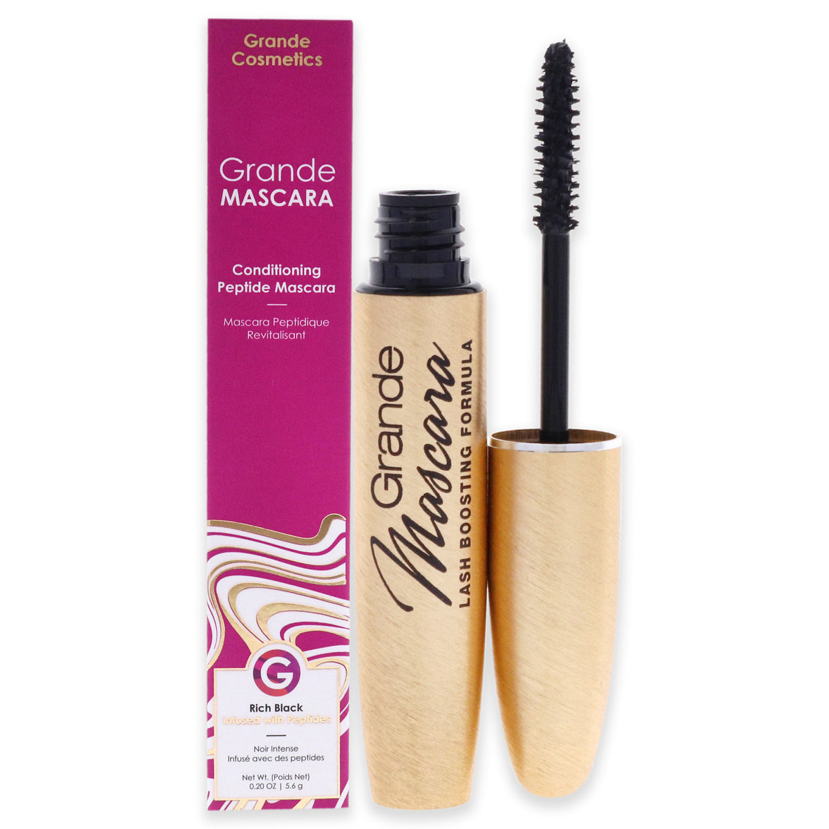 GrandeMASCARA Conditioning Peptide Mascara - Black