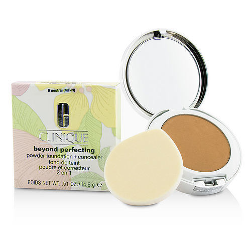 CLINIQUE by Clinique Beyond Perfecting Powder Foundation + Corrector - # 09 Neutral (MF-N) --14.5g/0.51oz - Premium Foundation from Doba - Just $42.31! Shop now at Ida Louise Boutique