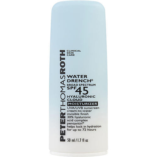Peter Thomas Roth by Peter Thomas Roth Water Drench Broad Spectrum SPF 45 Hyaluronic Cloud Moisturizer 1.7 oz - Premium Sunscreen from Doba - Just $35.10! Shop now at Ida Louise Boutique