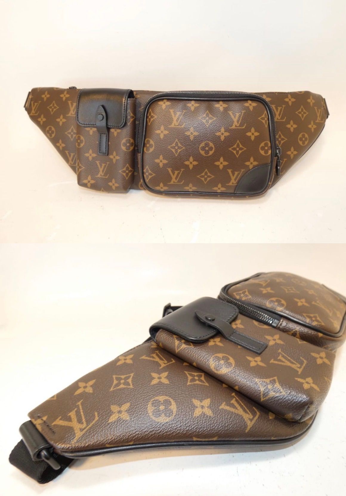 COA Louis Vuitton Christopher Bumbag Monogram Macassar