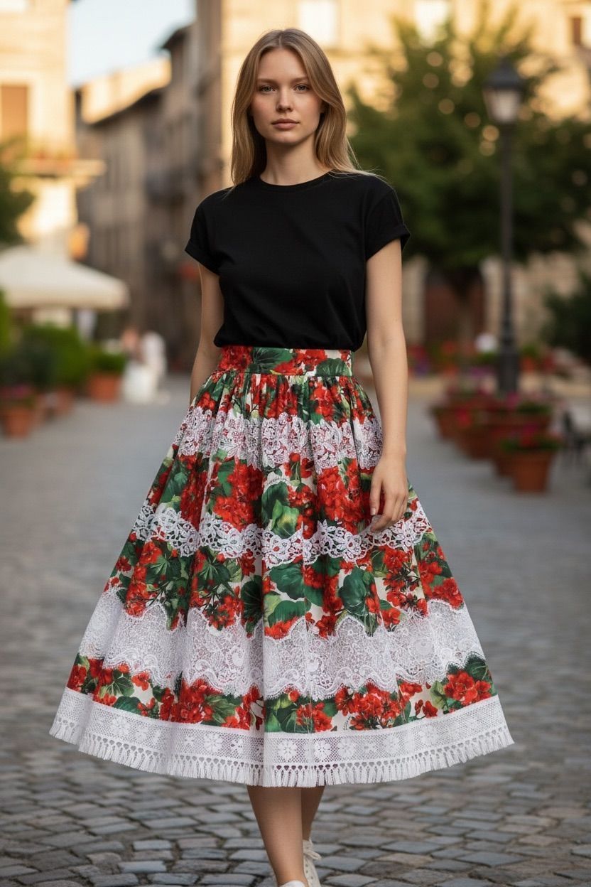 Dolce & Gabbana Portofino Skirt
