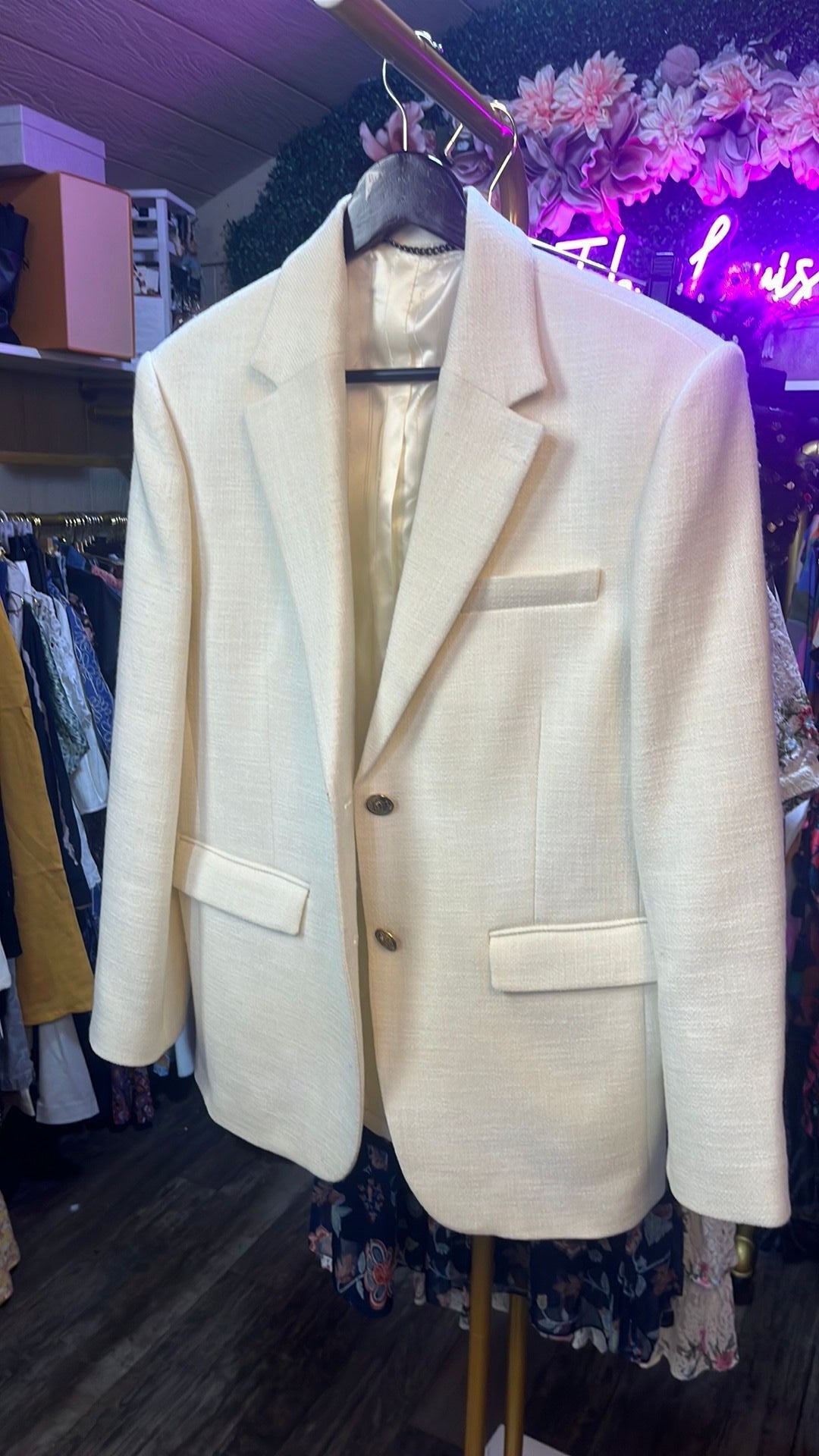 KOOPLES WHITE BLAZER