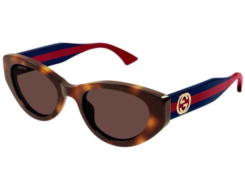 Gucci New Pop Web Cat Eye Sunglasses, 52mm