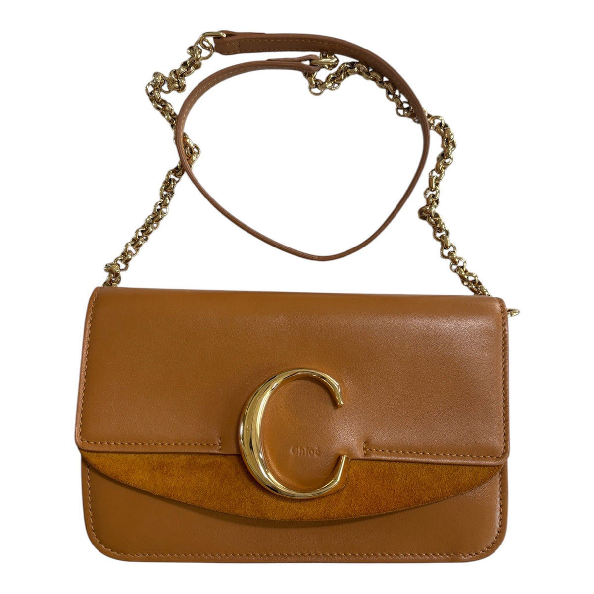 Chloé C bag Calfskin and suede