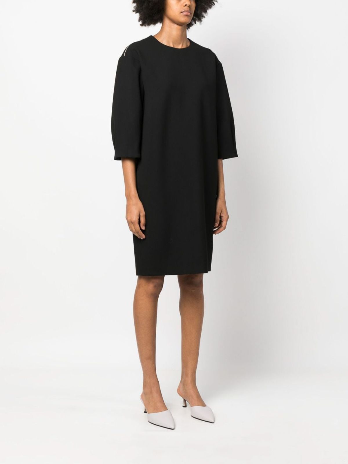 PESERICO BLACK CHAIN DRESS