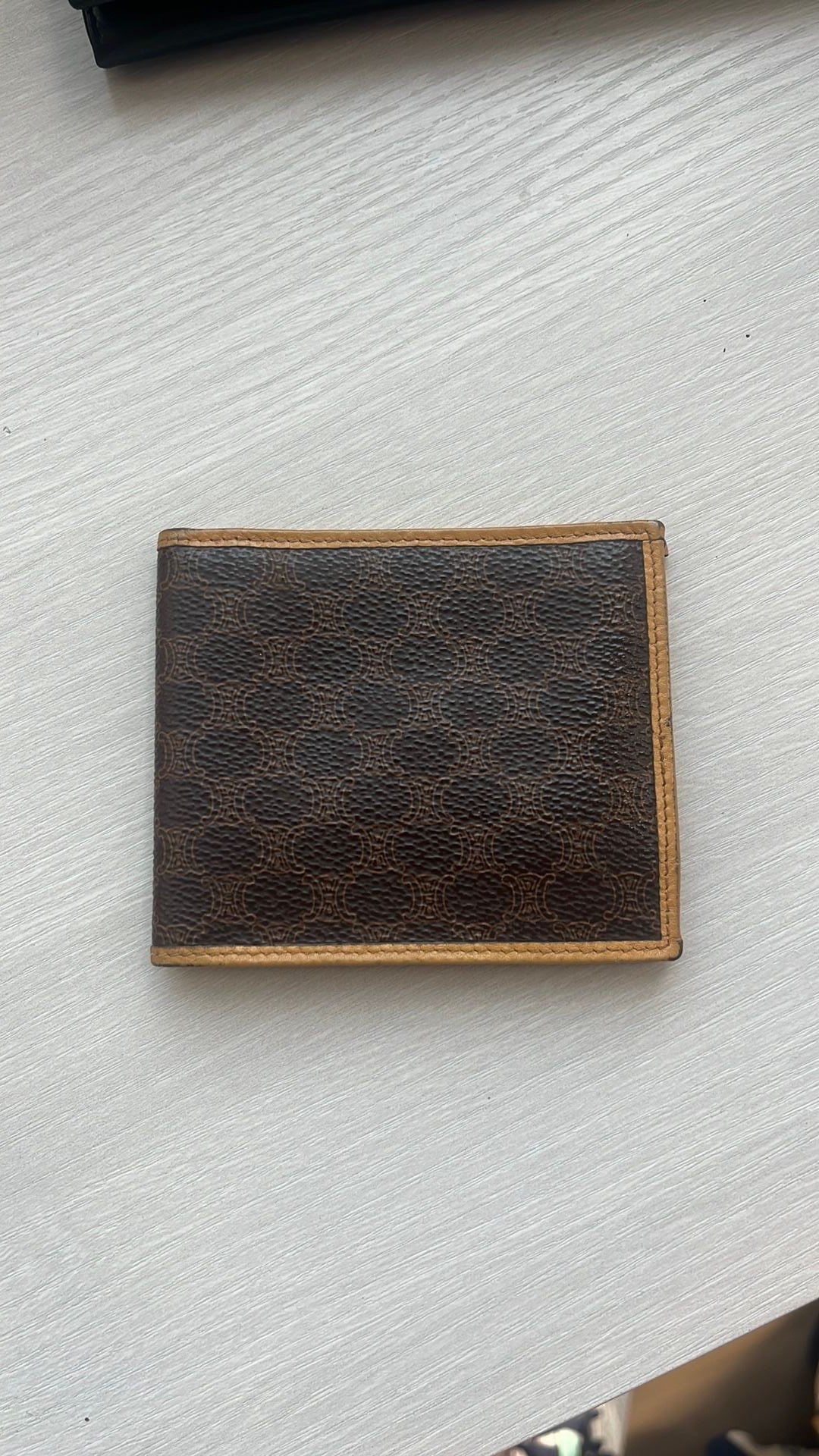 CELINE BROWN MACADAM WALLET