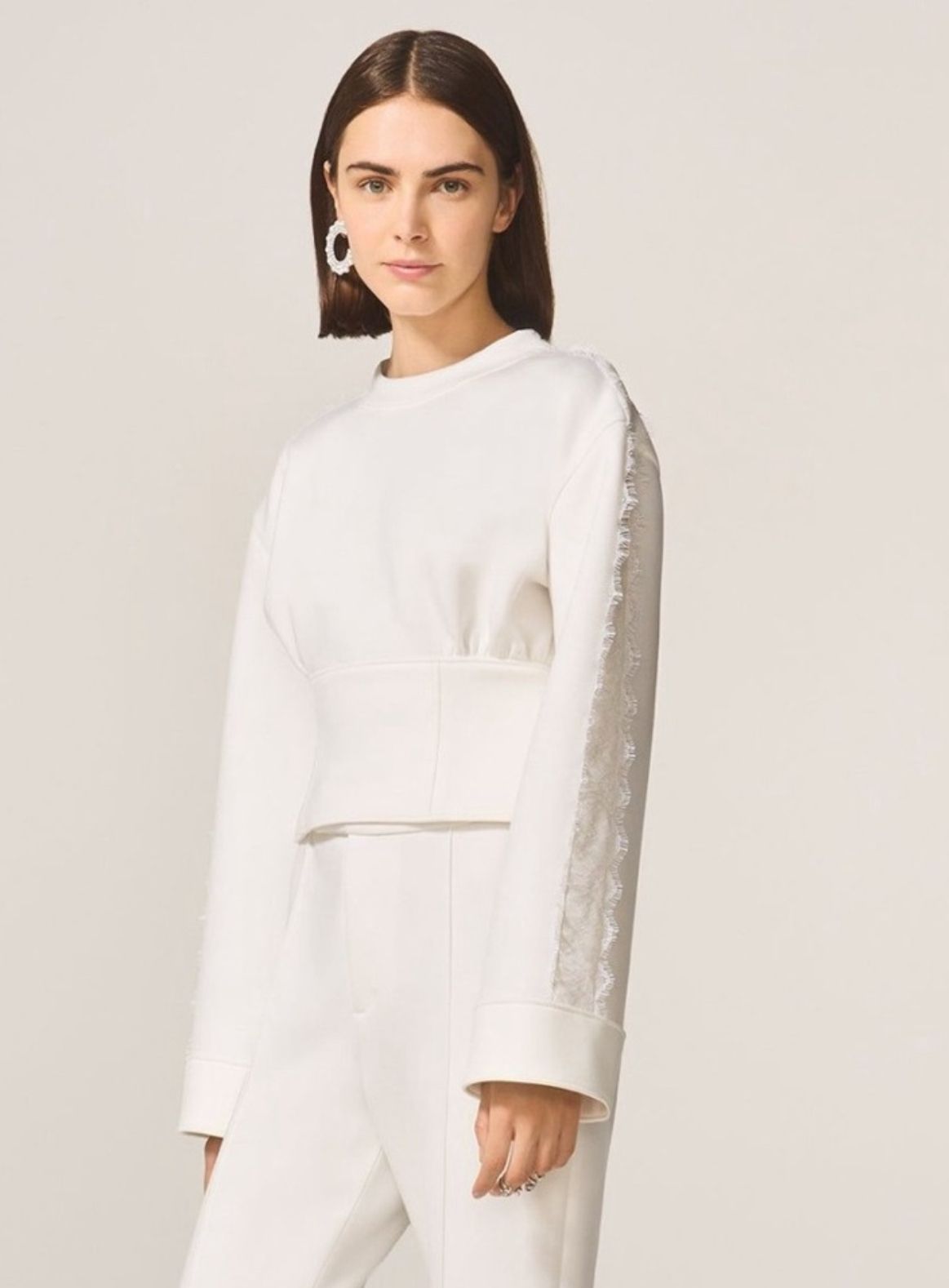 ADEAM CORSET SWEATSHIRT