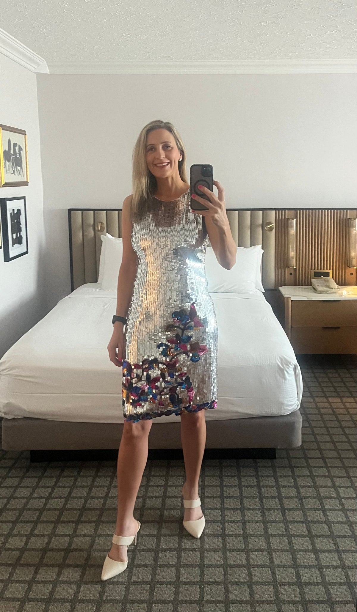 KOBI HALPERIN SEQUIN DRESS