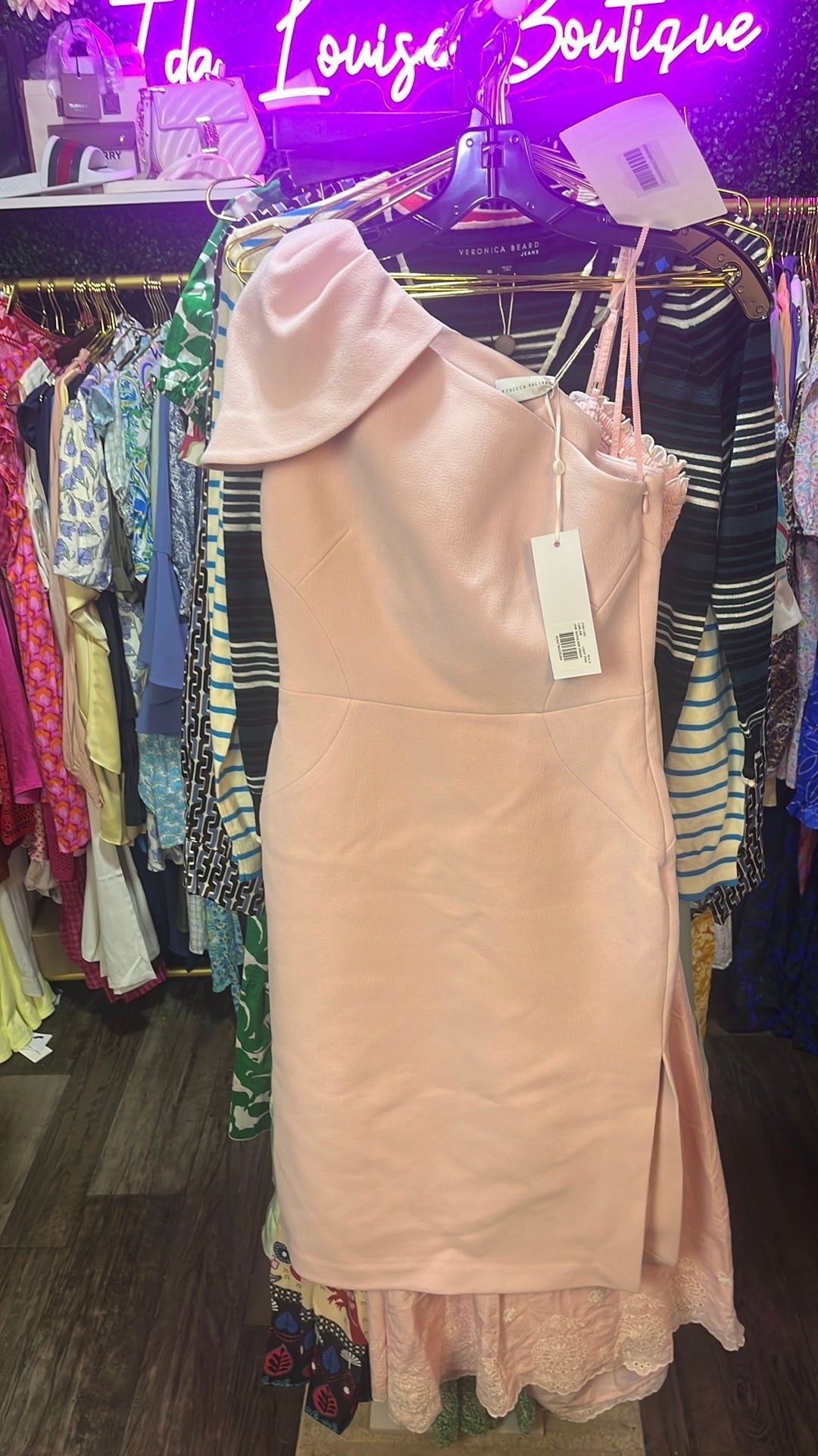 REBECCA VALLANCE CARLINE ONE SHOULDER