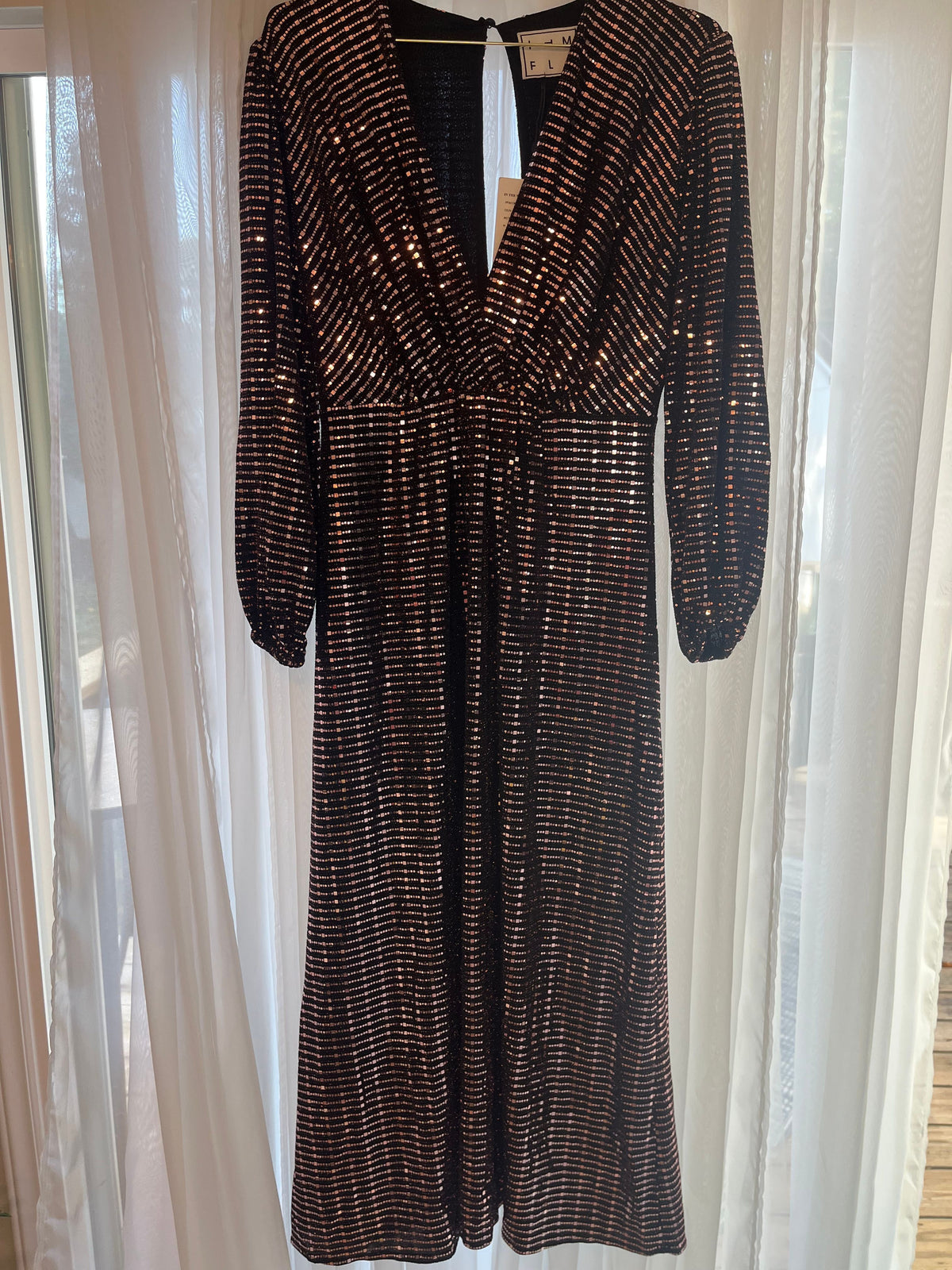 IN THE MOOD FOR LOVE SEQUIN DRESS