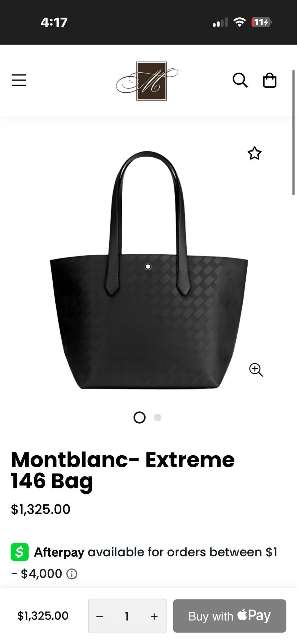 Montblanc purse