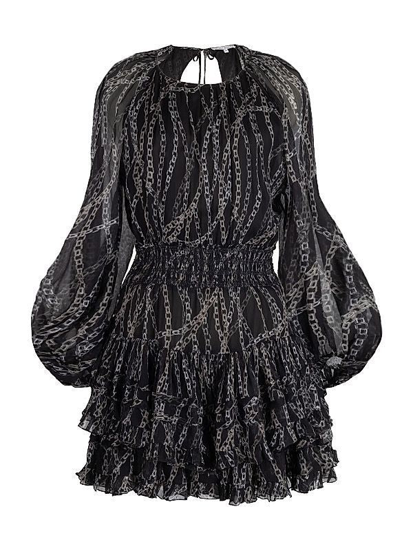 SECRET MISSION CHAIN MINI DRESS