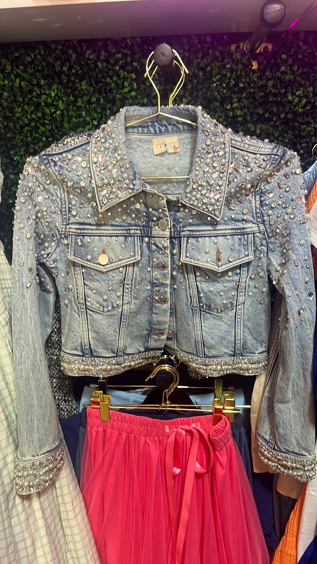 ALICE AND OLIVE JEAN JACKET