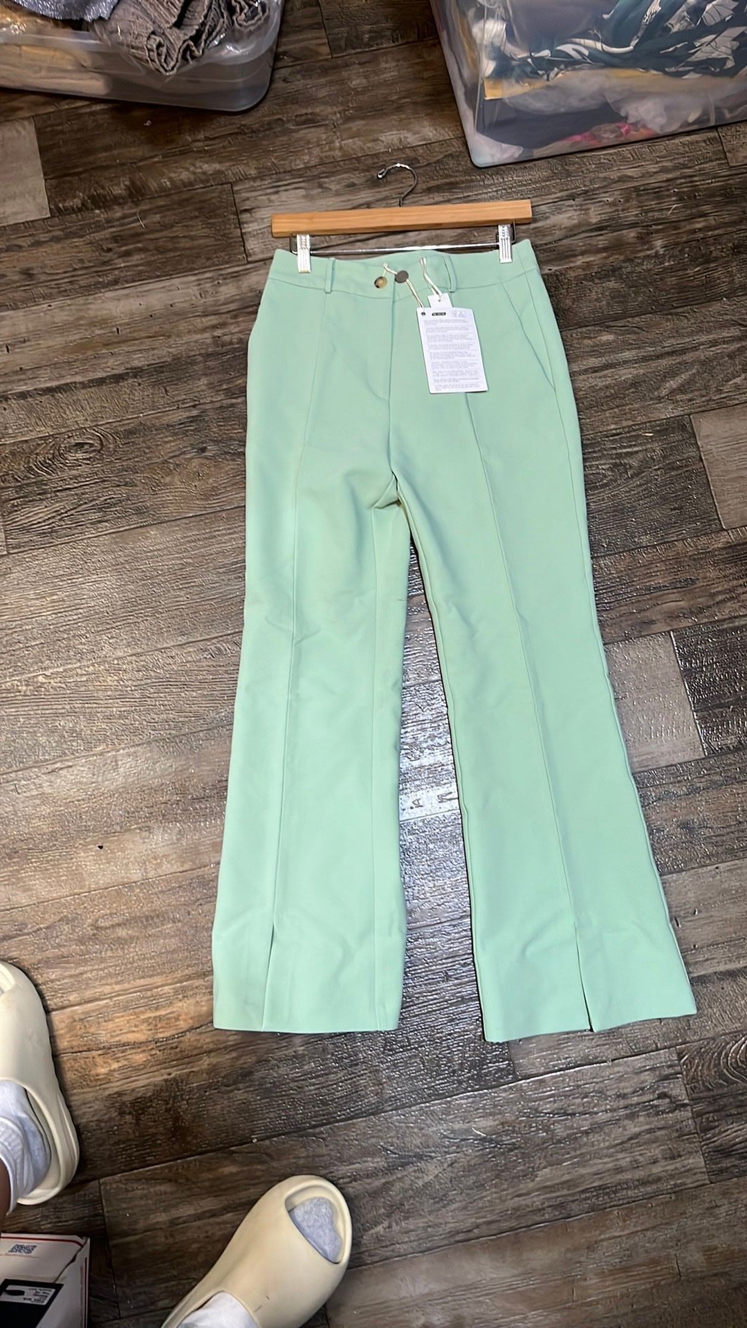 SOULI MINT TROUSERS