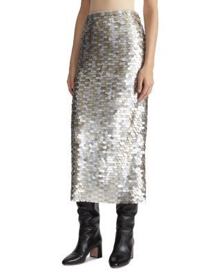 Lafayette 148 New York Embellished Pencil Skirt