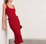 BRANDON MAXWELL - GRACE MIDI SKIRT
