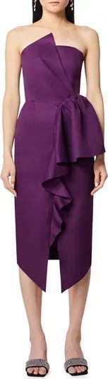 ELLIATT CASCADE RUFFLE DRESS