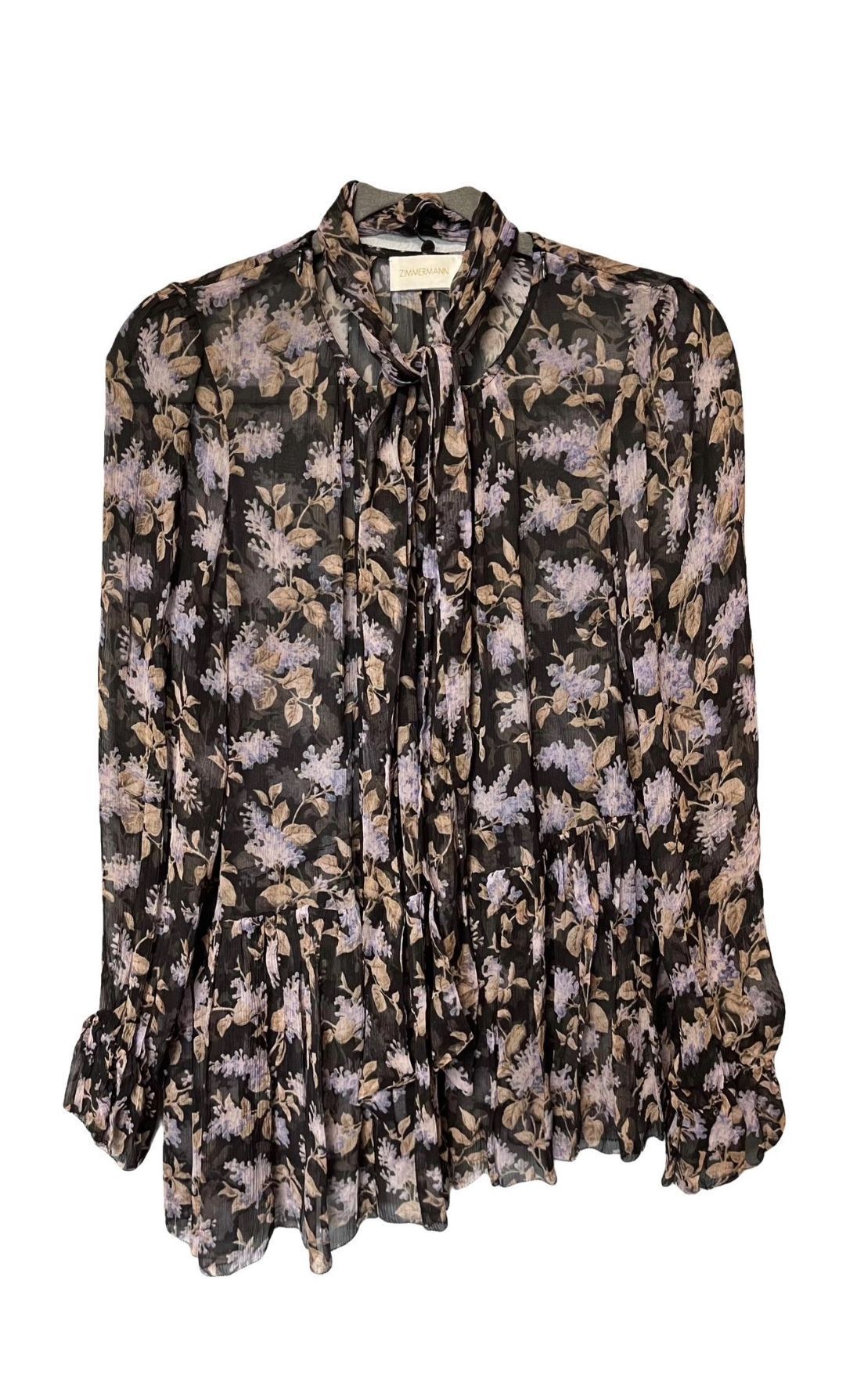ZIMMERMAN TEMPEST FROLIC BLOUSE
