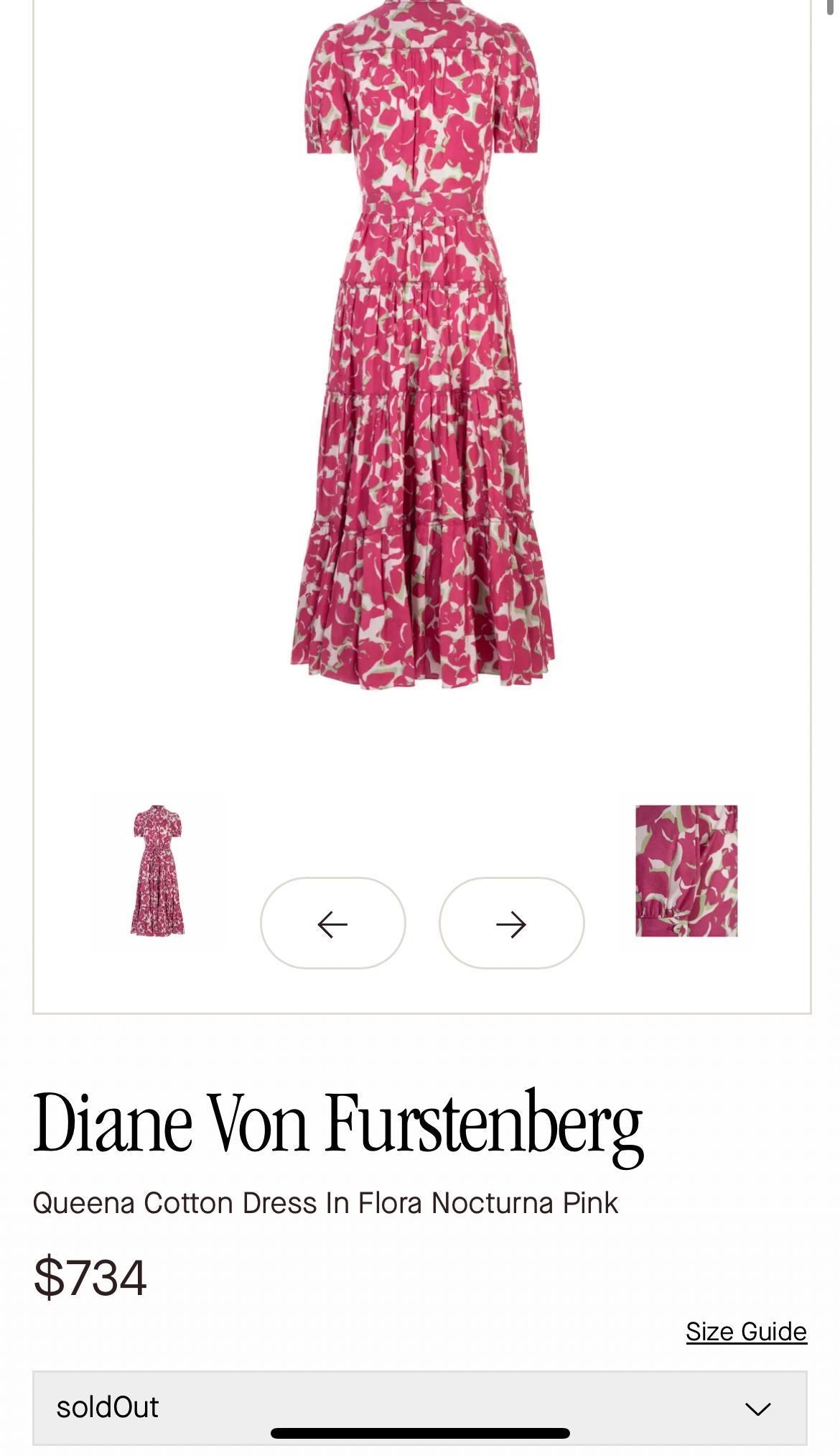 DVF Queena Cotton Dress