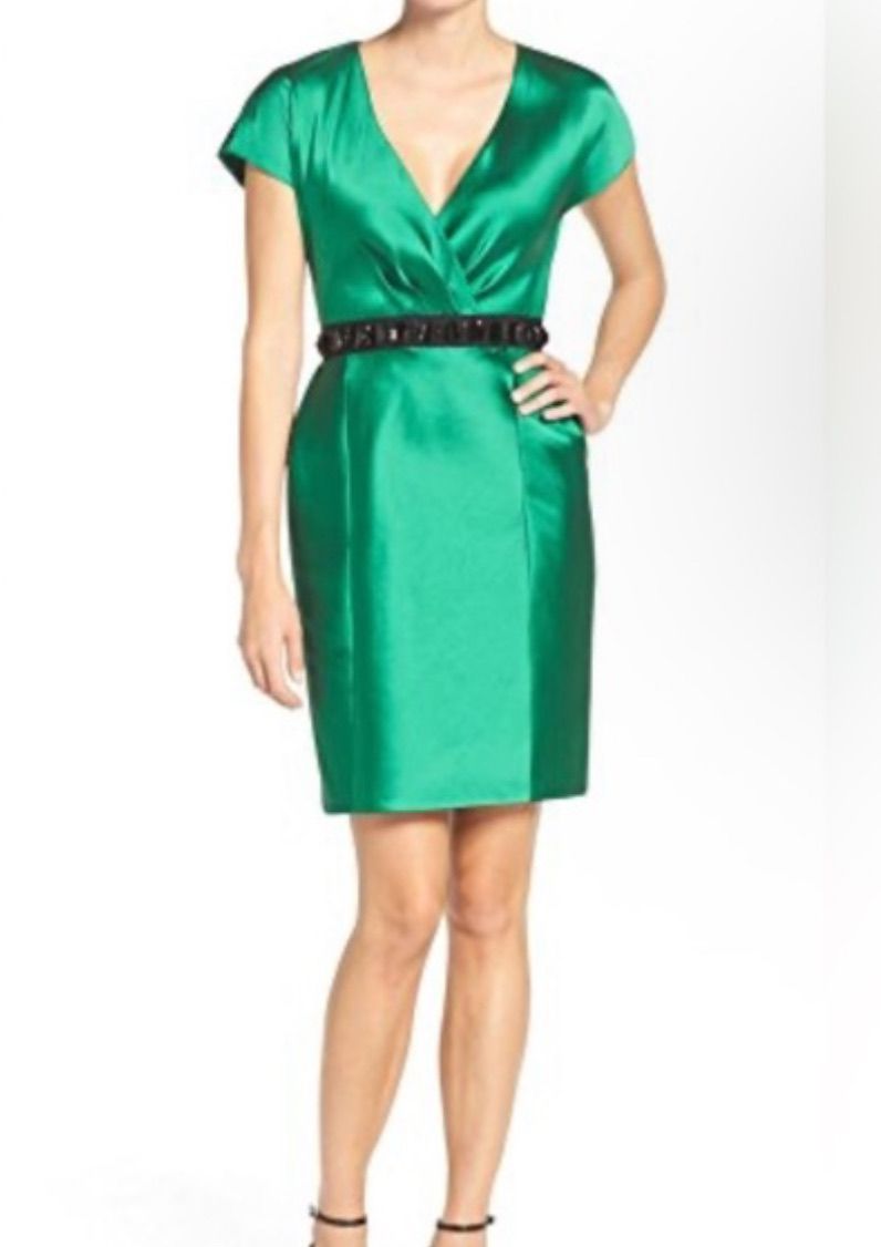 Sachin & Babi Emerald Green Formal Dress Size O NWT $282