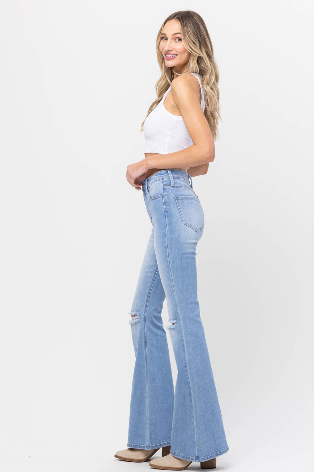 Jelly High Rise Super Flare - Premium Jeans from Jelly Jeans - Just $64! Shop now at Ida Louise Boutique