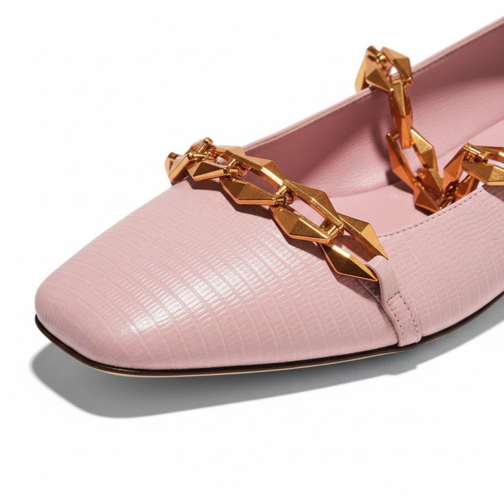 Tilda Ballet Pink Flat — Jimmy Choo
