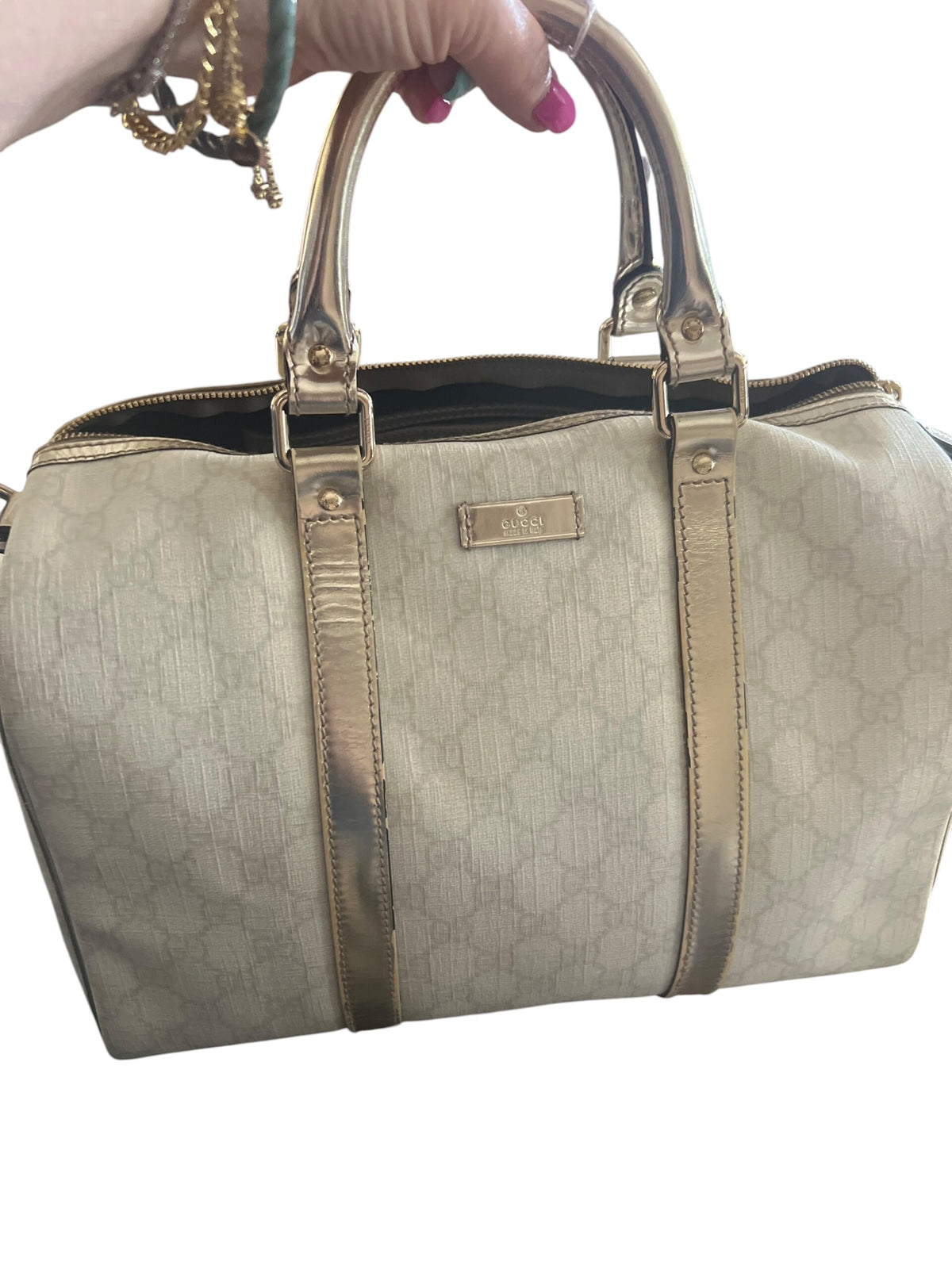 Gucci GG Coated Canvas Joy Web