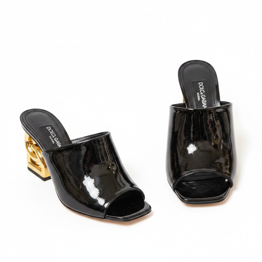 Keira patent leather mules — Dolce & Gabbana