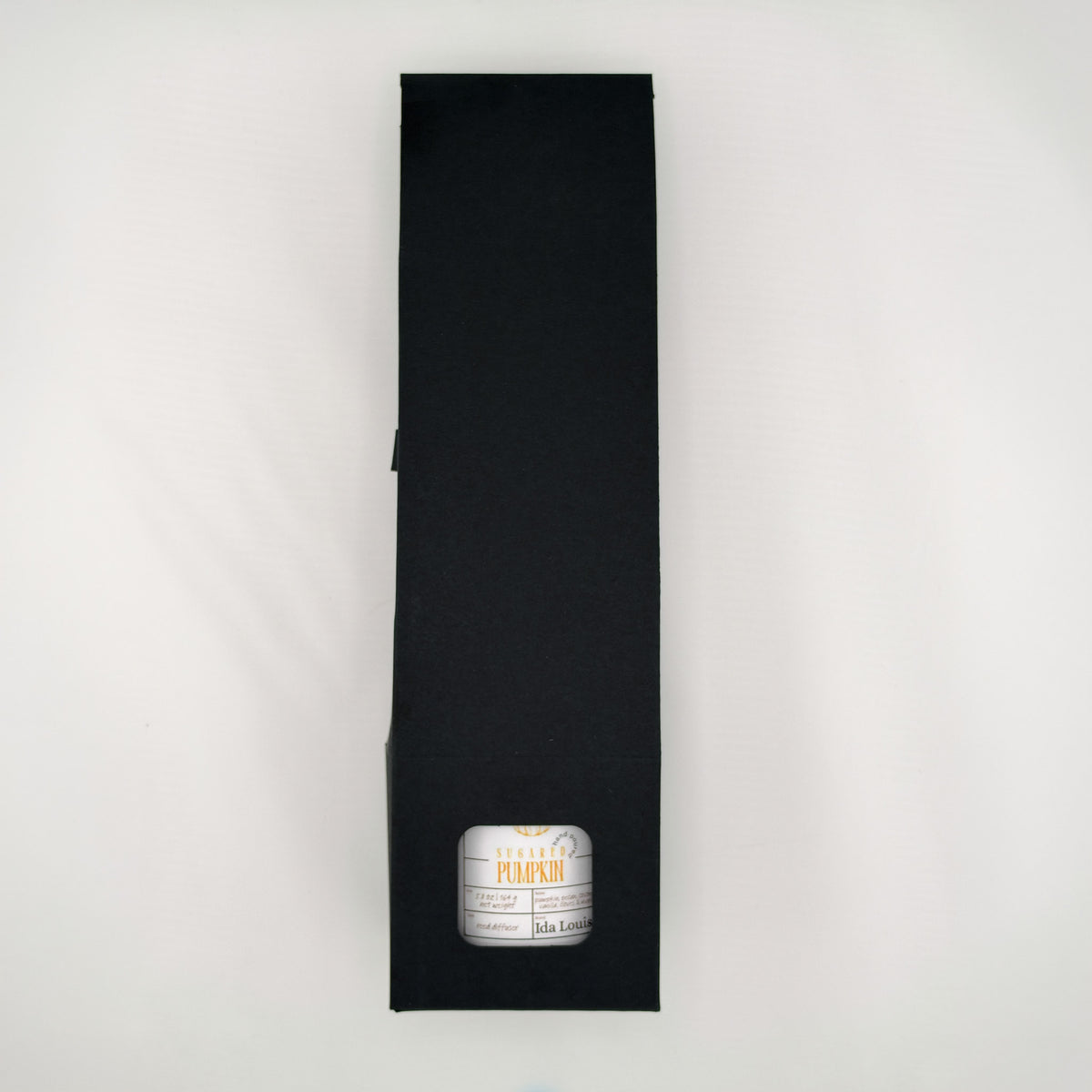 Black gift box for the Ida Louise Sugared Pumpkin reed diffuser