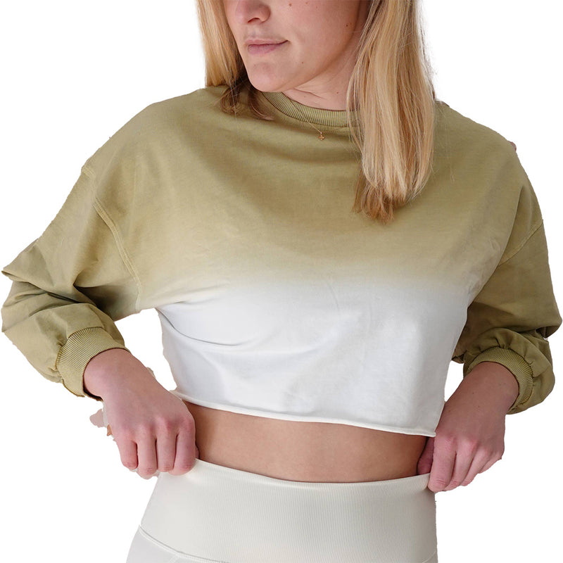 Ombre To Go Crop - Premium Sweatshirt from Ida Louise Boutique - Just $42! Shop now at Ida Louise Boutique