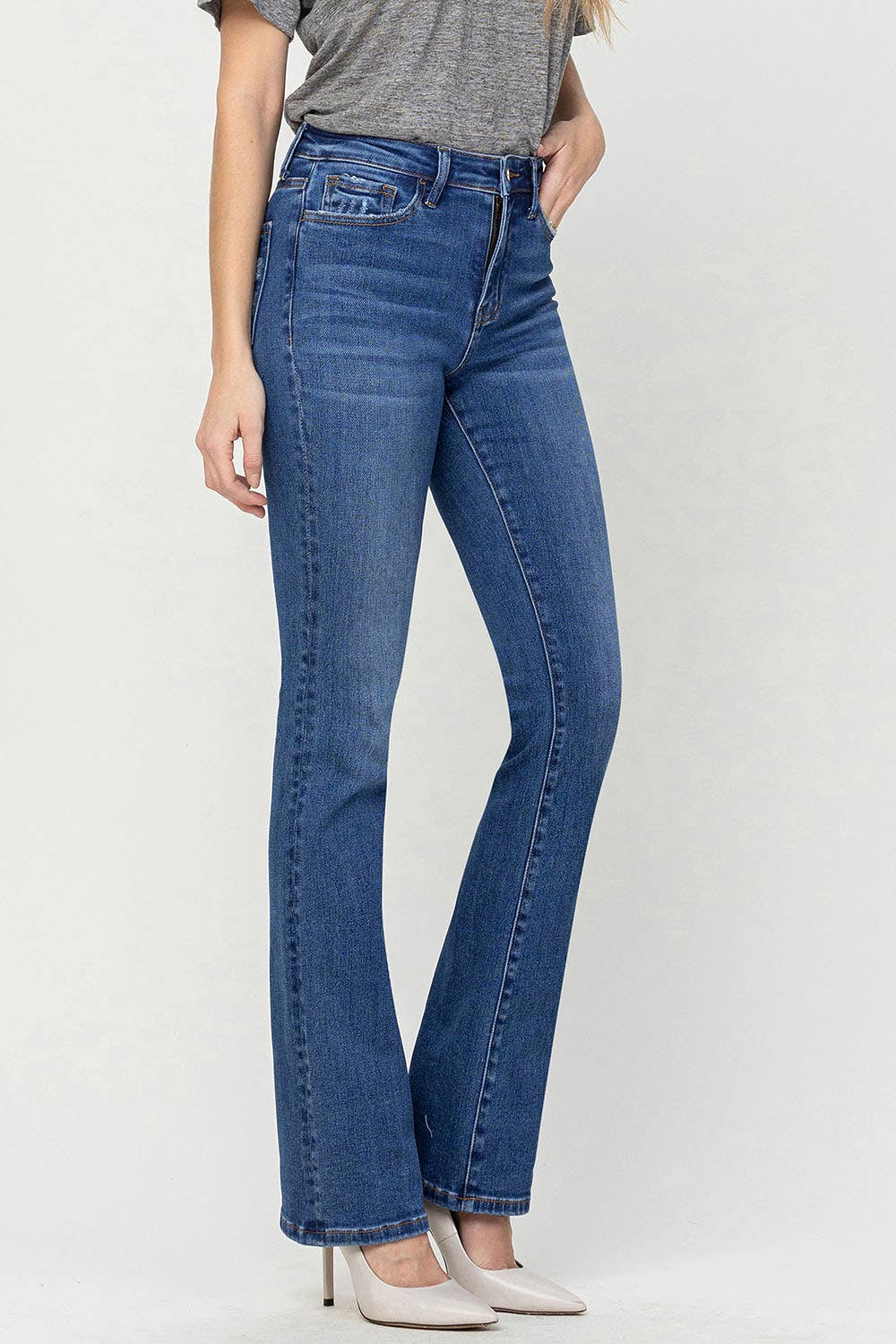 Vervet High Rise BootCut Women's Jeans - Premium Jeans from VERVET by FLYING MONKEY - Just $74! Shop now at Ida Louise Boutique