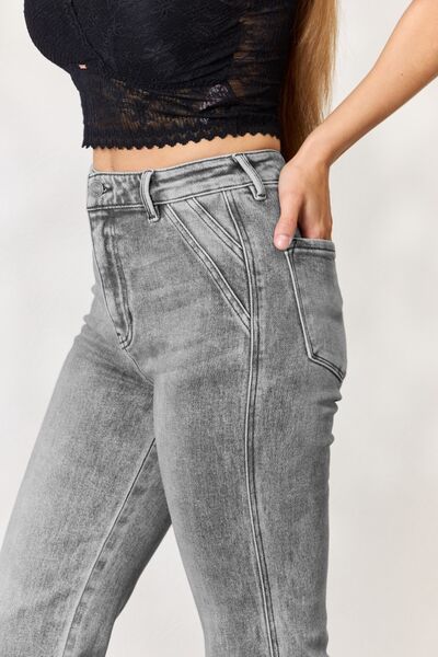 KanCan High Rise Slim Flare Jeans - Premium Jeans from Trendsi - Just $70! Shop now at Ida Louise Boutique
