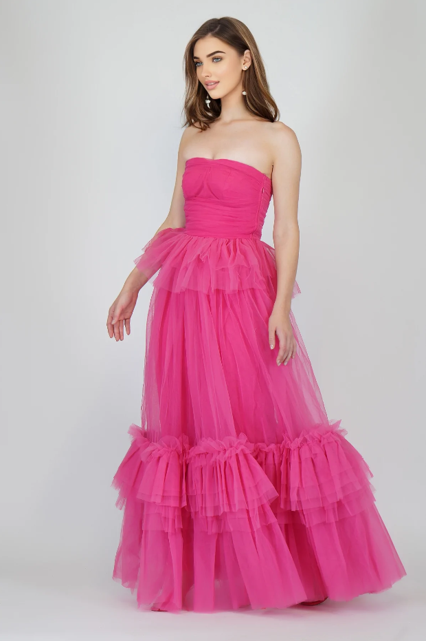 Sale-Ana Strapless Gown