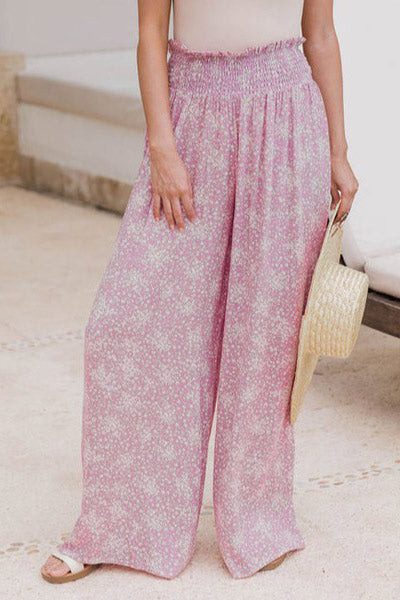 Pink Wide Leg Stretchy Waist - Premium Pants from Ida Louise Boutique - Just $50! Shop now at Ida Louise Boutique