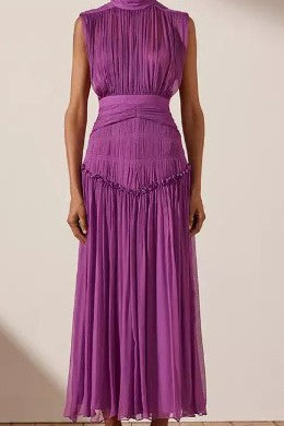 Sale Purple, Black or Red Chiffon Maxi Dress ^^ Best Seller - Premium Apparel & Accessories from Ida Louise Boutique - Just $80! Shop now at Ida Louise Boutique