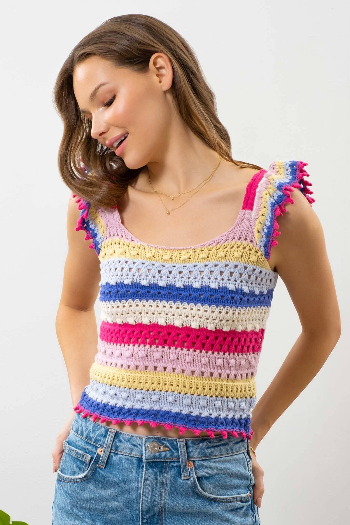 Sunni Days Knit Top - Premium Apparel & Accessories from Blu Pepper - Just $46! Shop now at Ida Louise Boutique