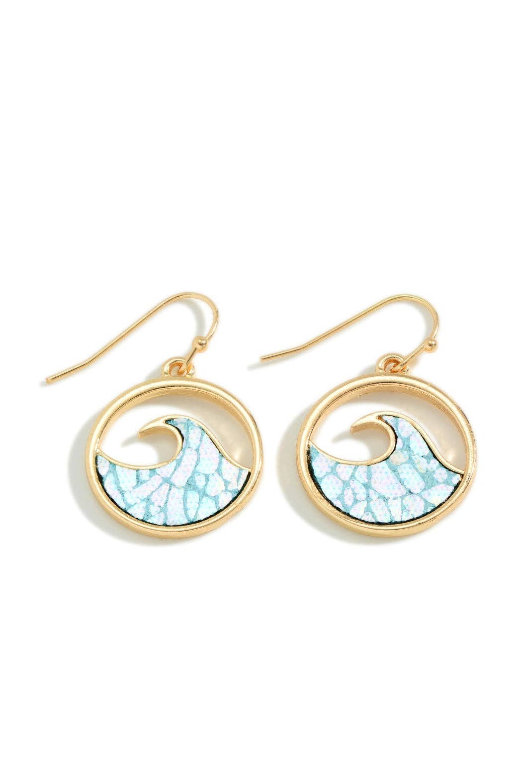 Iridescent Wave Earrings - Premium Apparel & Accessories from Embellish Your Life - Just $18! Shop now at Ida Louise Boutique
