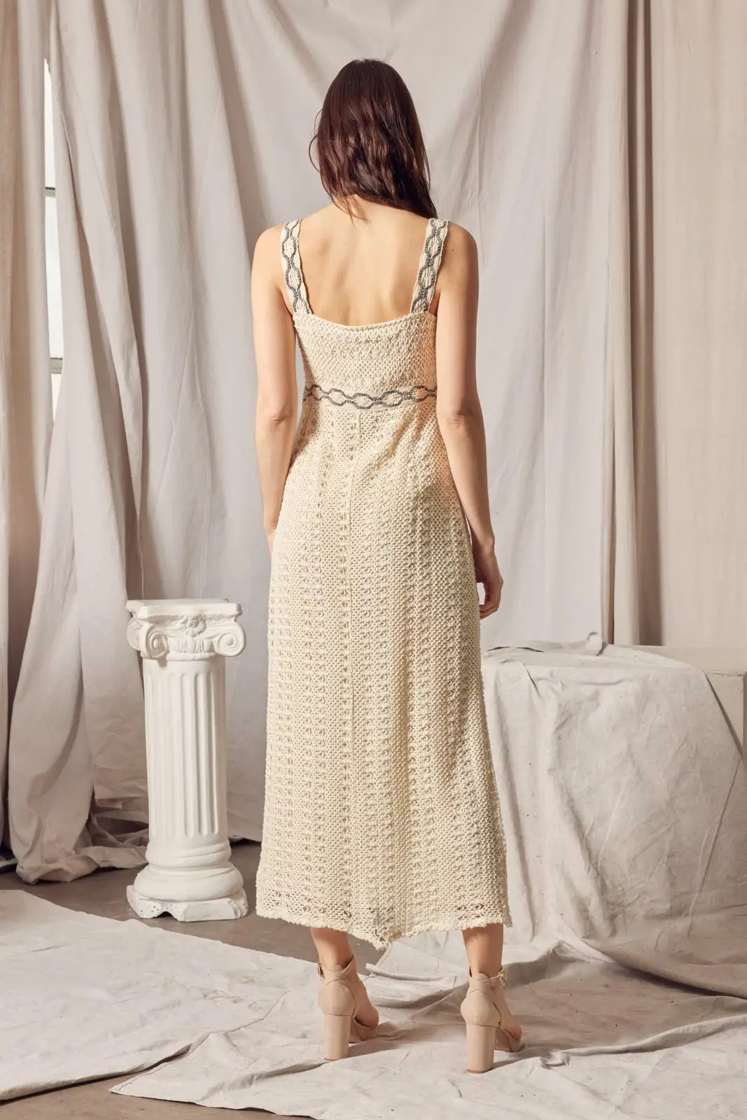 Sale- The Mikayla Crochet Dress - Premium Dresses from Reveuse - Just $54! Shop now at Ida Louise Boutique