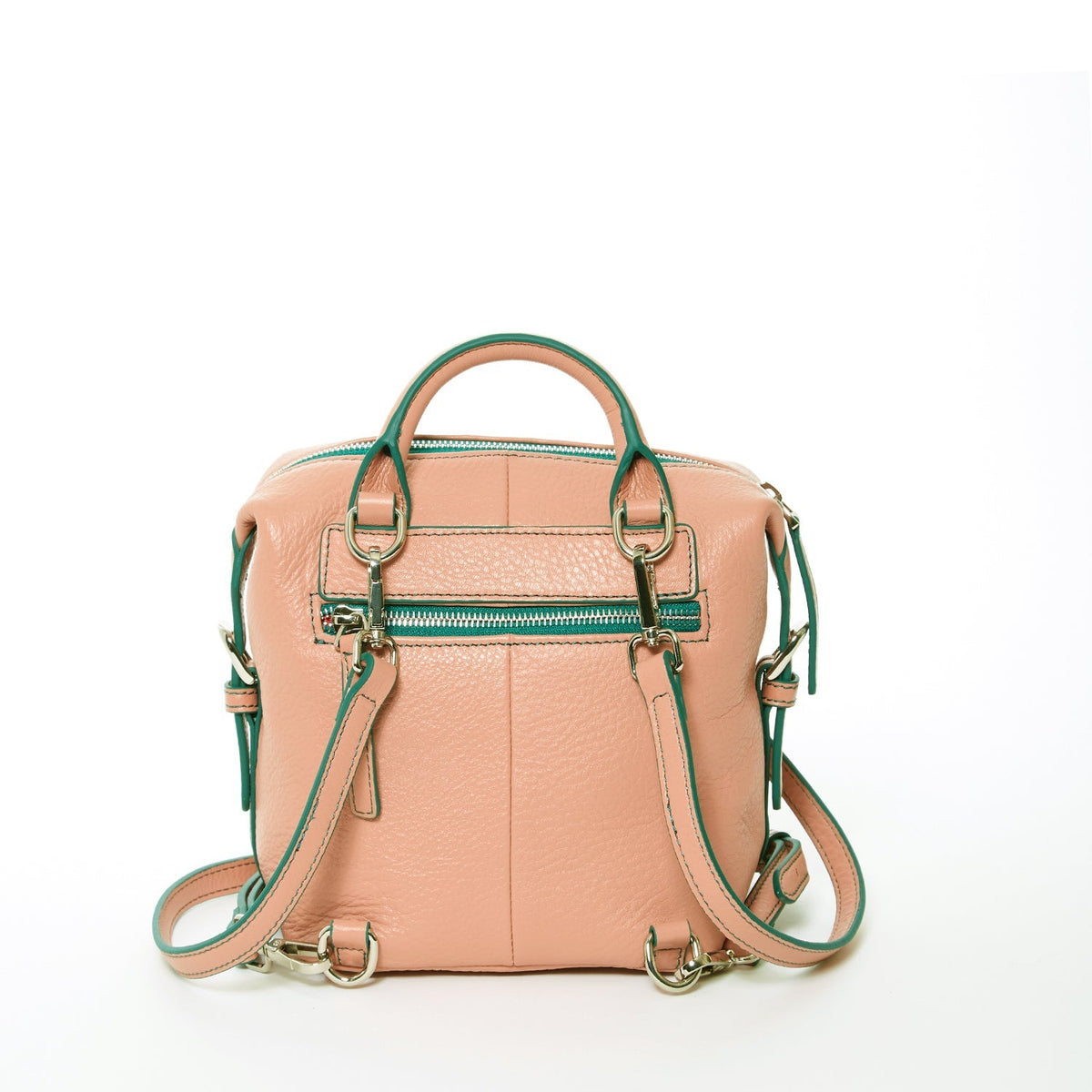 Ashley Small Pink Leather Backpack Purse - Premium Backpack from SUSU - Just $295! Shop now at Ida Louise Boutique