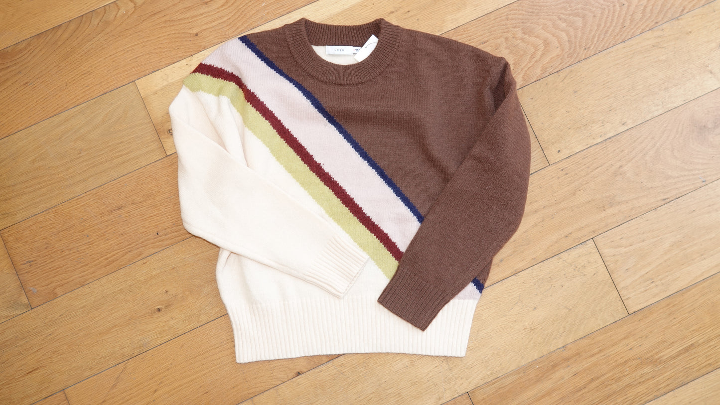 Striped Brown Sweater