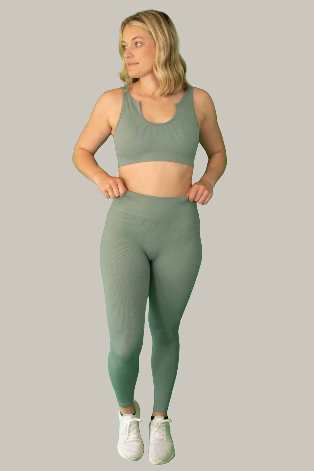 Ribbed Seamless Leggings - Premium Leggings from Ida Louise Boutique - Just $42! Shop now at Ida Louise Boutique