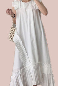 White One Size Strappy Dress - Premium Maxi Dress from Ida Louise Boutique - Just $58! Shop now at Ida Louise Boutique